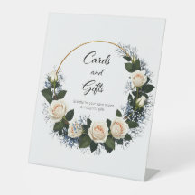 White Roses & Blue Baby's Atem Cards & Geschenke