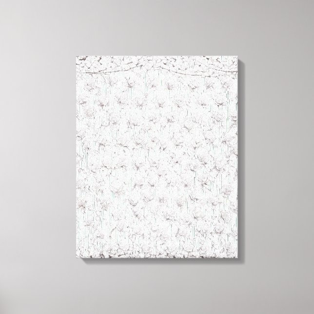 White Roses F Leinwanddruck (Vorderseite)