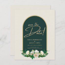 White Roses Forest Green Winter Wedding Rett Dates