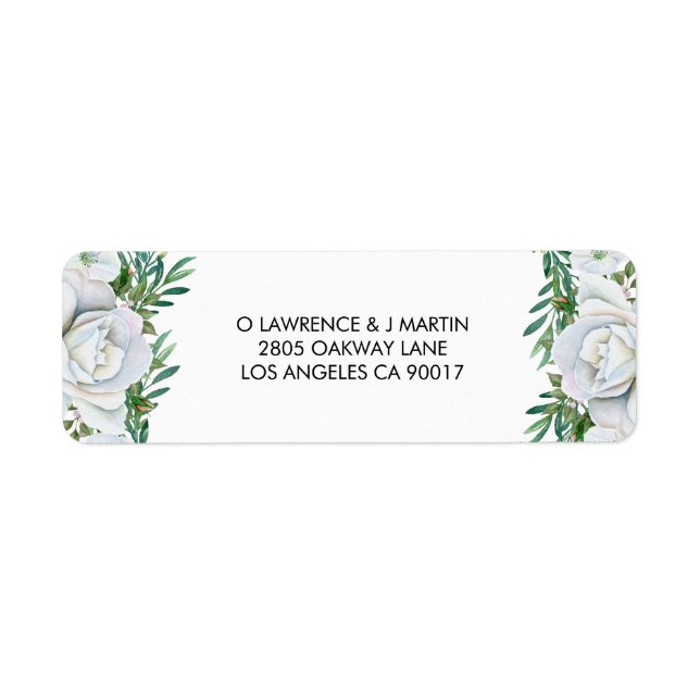 White Roses Greenerage Foliage Wedding (Vorne)