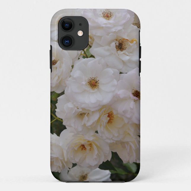 White Roses in Bloom Phone Case (Rückseite)