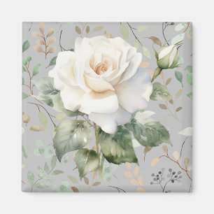 White Roses Magnet