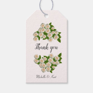 White Roses Personalisiert Vielen Dank, dass Sie d Geschenkanhänger