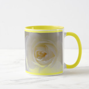White Roses Tasse Kaffee Cup Schöne Rose Dekoratio