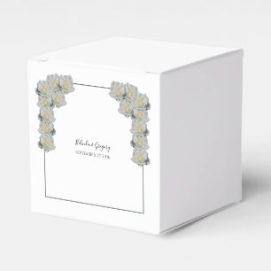 White Roses Wedding Geschenkschachtel