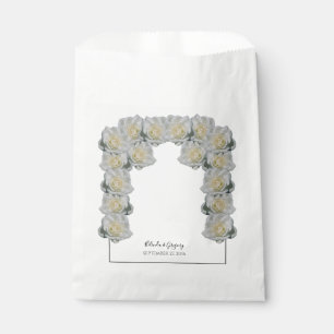 White Roses Wedding Geschenktütchen