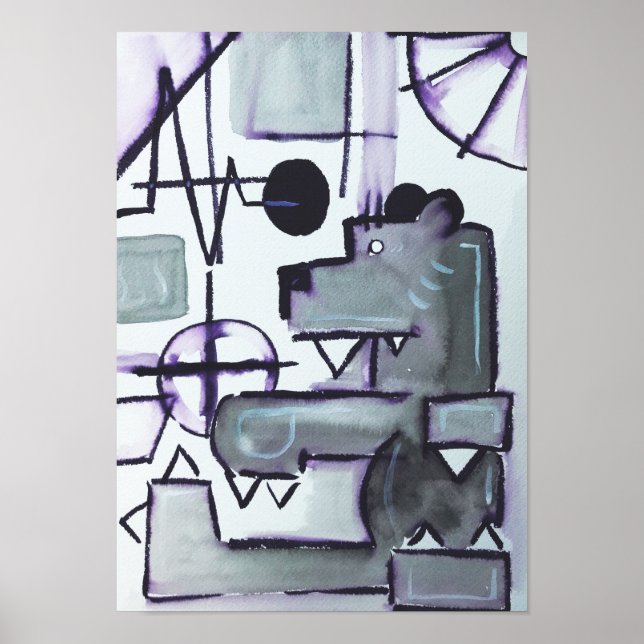 White Run Poster (Vorne)