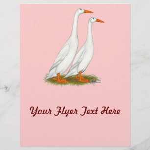 White Runner Ducks Flyer