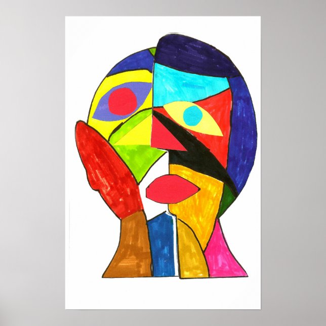 White - Sam Hoover Kinderposter Poster (Vorne)