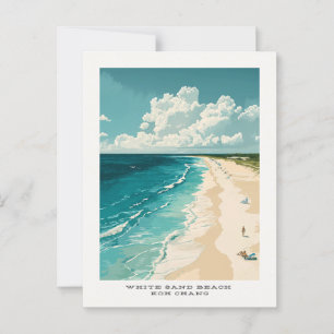 White Sand Beach Koh Chang Travel Postcard Postkarte