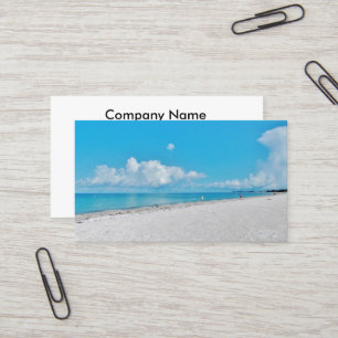 White Sand Business Cards Visitenkarte