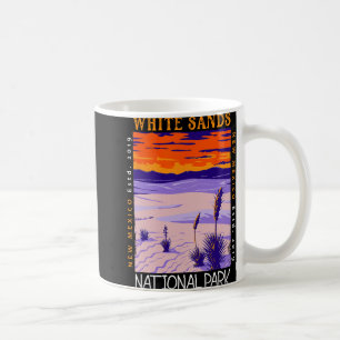White Sands National Park New Mexico Distressed Vi Kaffeetasse