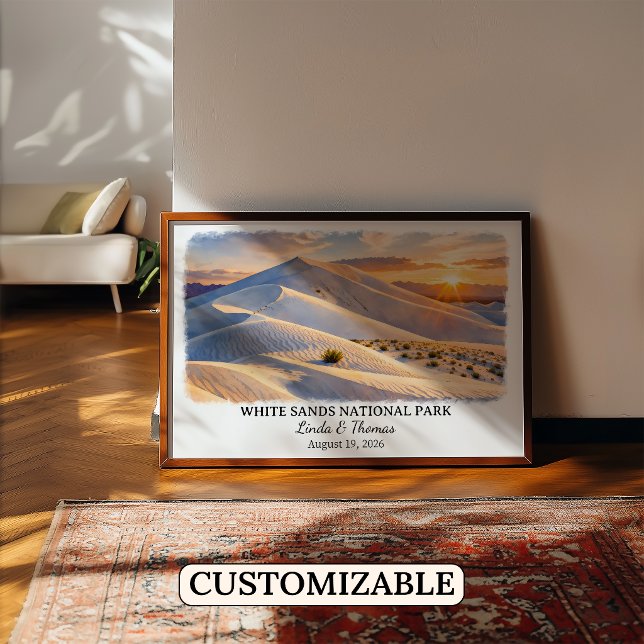 White Sands National Park New Mexico Poster (Von Creator hochgeladen)