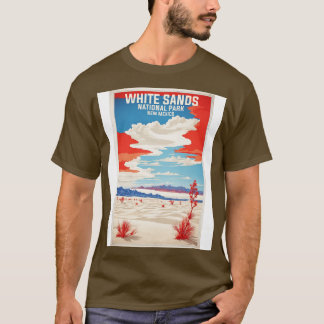 White Sands National Park New Mexico USA Vintagen T-Shirt