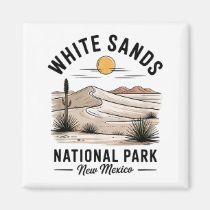 White Sands National Park Souvenir New Mexico Männ Magnet