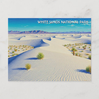 White Sands National Park Souvenir Postkarte
