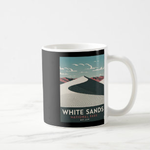 White Sands National Park Vintage Camping Wandern Kaffeetasse