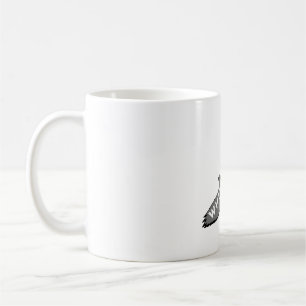 White Sands New Mexico Vogellogo Kaffeetasse