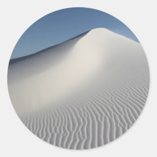 White Sands Runder Aufkleber