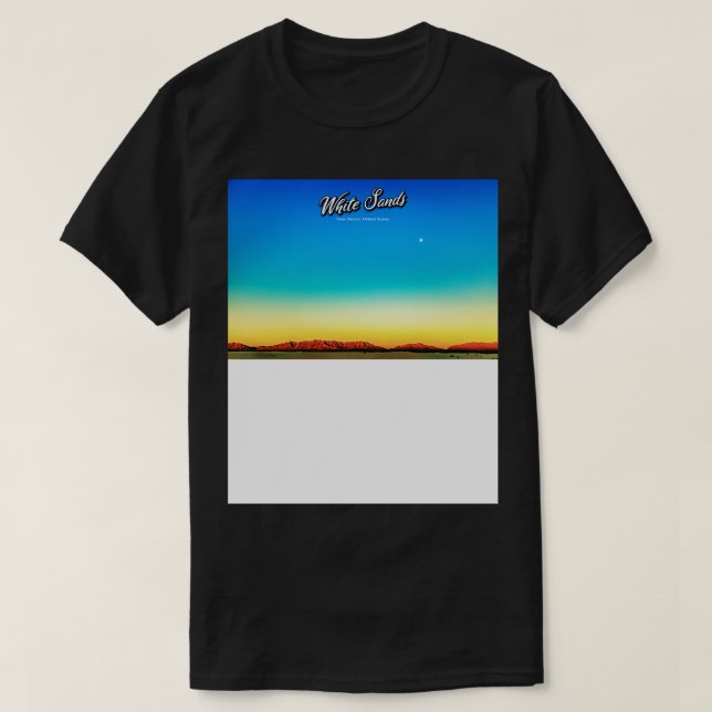 White Sands Sunrise T-Shirt (Design vorne)