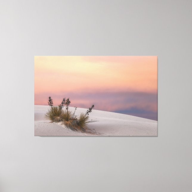 White Sands Sunset Leinwanddruck (Vorderseite)