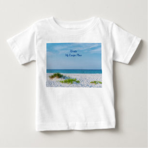 White Sandy Beach Florida Coastline Kleinkind Baby T-shirt