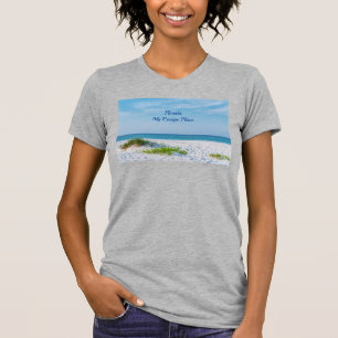 White Sandy Beach Florida T - Shirt