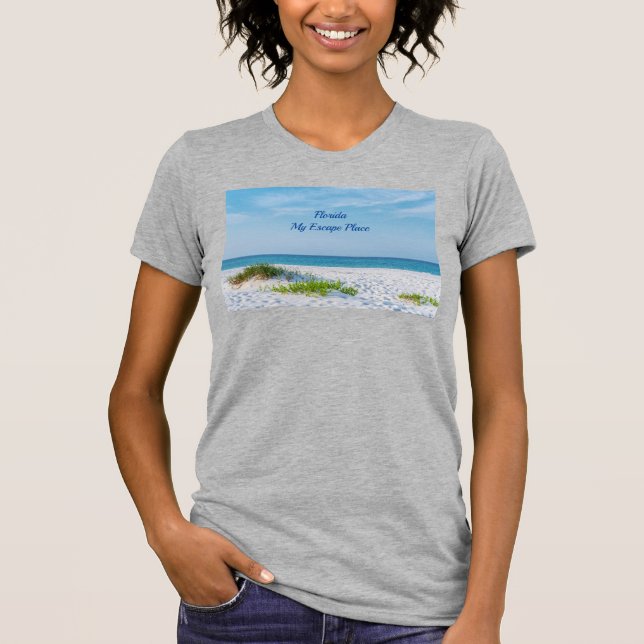 White Sandy Beach Florida T - Shirt (Vorderseite)