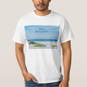 White Sandy Beach Florida T - Shirt