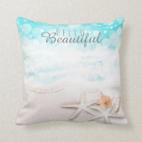 White Sandy Beach Starfish Blue Ocean Tropical C
