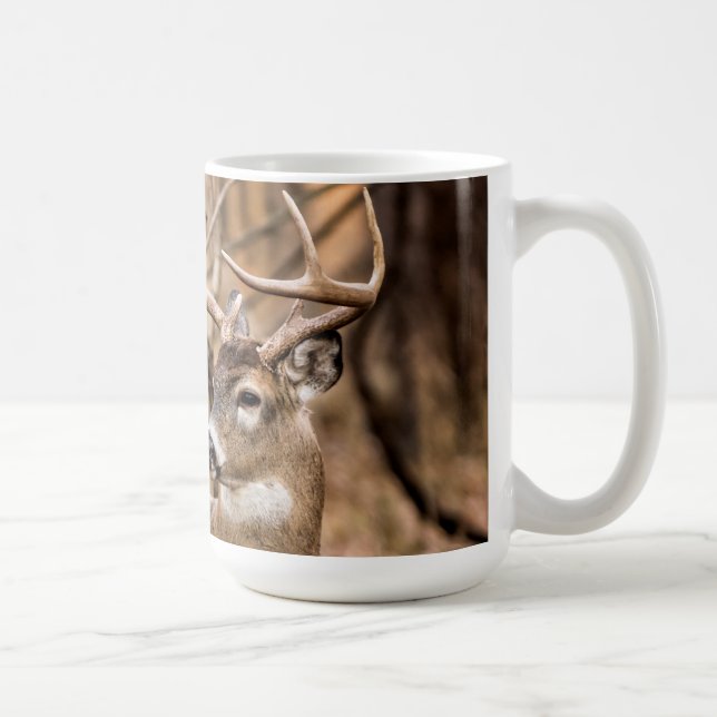 White Schwanz Deer Buck Tasse (Rechts)