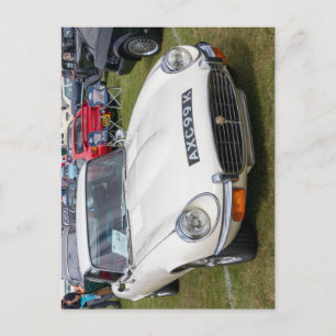 White Series 3 Jaguar E Typ 2+2 Postkarte