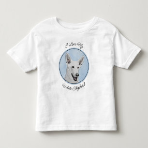 White Shepherainting - Niedliche Original Hunde Ku Kleinkind T-shirt