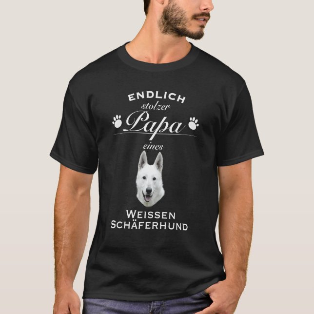 White Shepherd T-Shirt (Vorderseite)