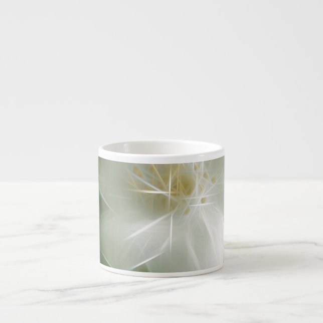 White Shiny Jasmine Espressotasse (Vorderseite)