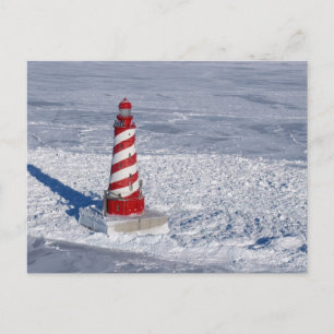White Shoal Lighthouse Postkarte