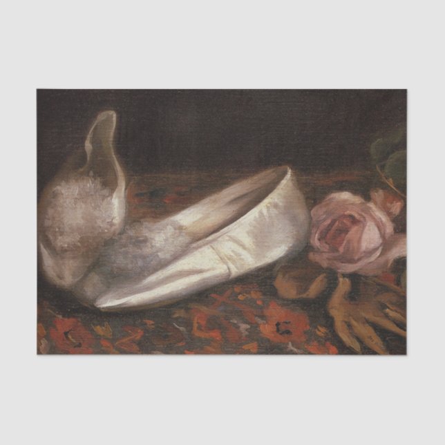 White Shoes von Eva Gonzales Tissue Seidenpapier (Vorderseite)