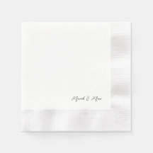 White Simple Modern Script Names geprägt