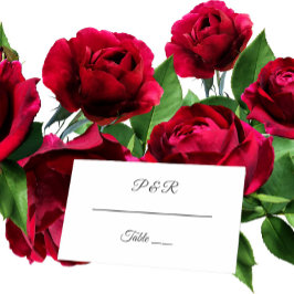 White Simple Stylish Script Wedding Platzkarte