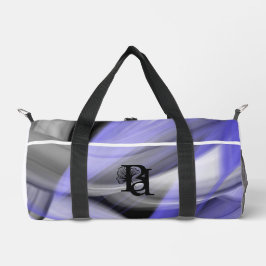 White Small Gym Bag Trend Abstrakt Lavendel Violet Duffle Bag