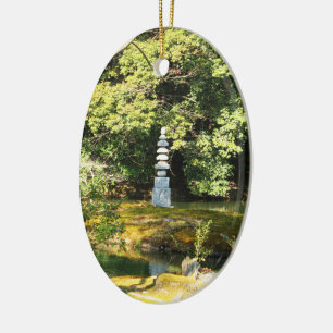 White Snake Pagoda / Hakuja No Tsuka Keramik Ornament