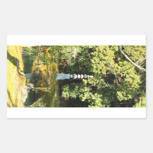 White Snake Pagoda / Hakuja No Tsuka Rechteckiger Aufkleber
