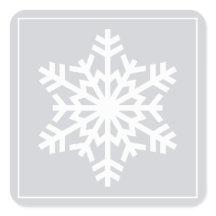 White Snowflake Weihnachtsgeschenke Labels