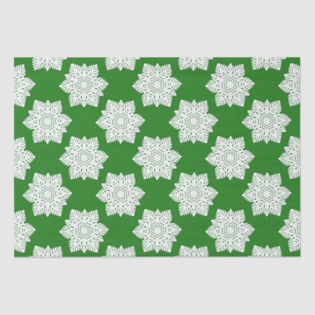 White Snowflakes Seidenpapier (Vorderseite)