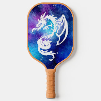 White Space Dragon Tattoo Pickleball Schläger