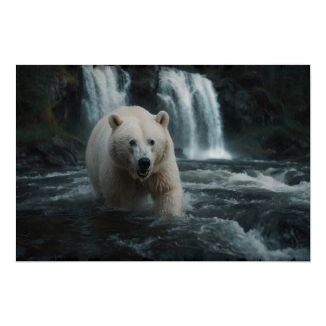 White Spirit Bear Poster (Vorderseite)