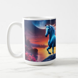 White Stallion Fantasy Pink Garden Kaffeetasse