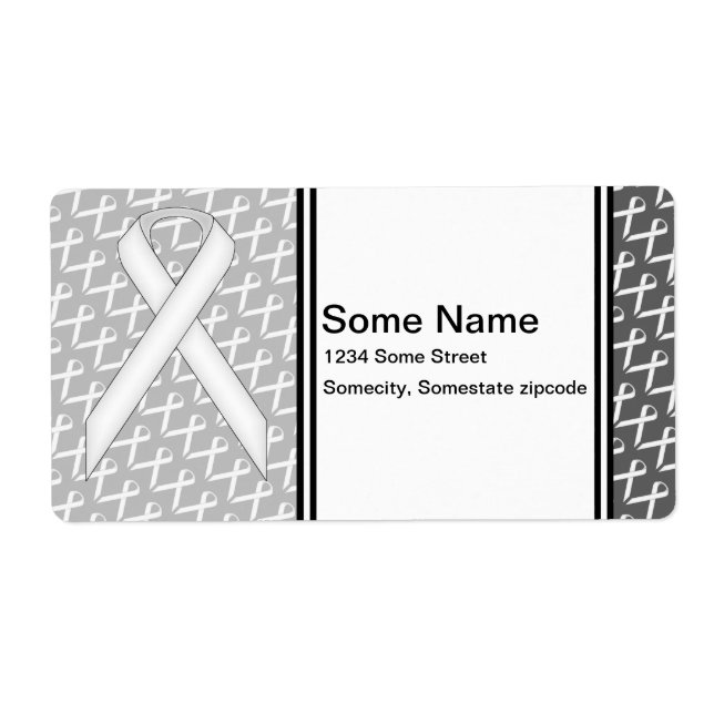 White Standard Ribbon von Kenneth Yoncich (Vorne)
