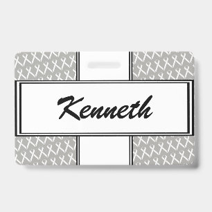 White Standard Ribbon von Kenneth Yoncich Ausweis