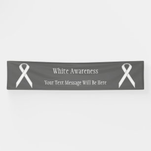 White Standard Ribbon von Kenneth Yoncich Banner